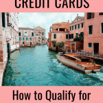 pinterest graphic about qualify for a business credit card