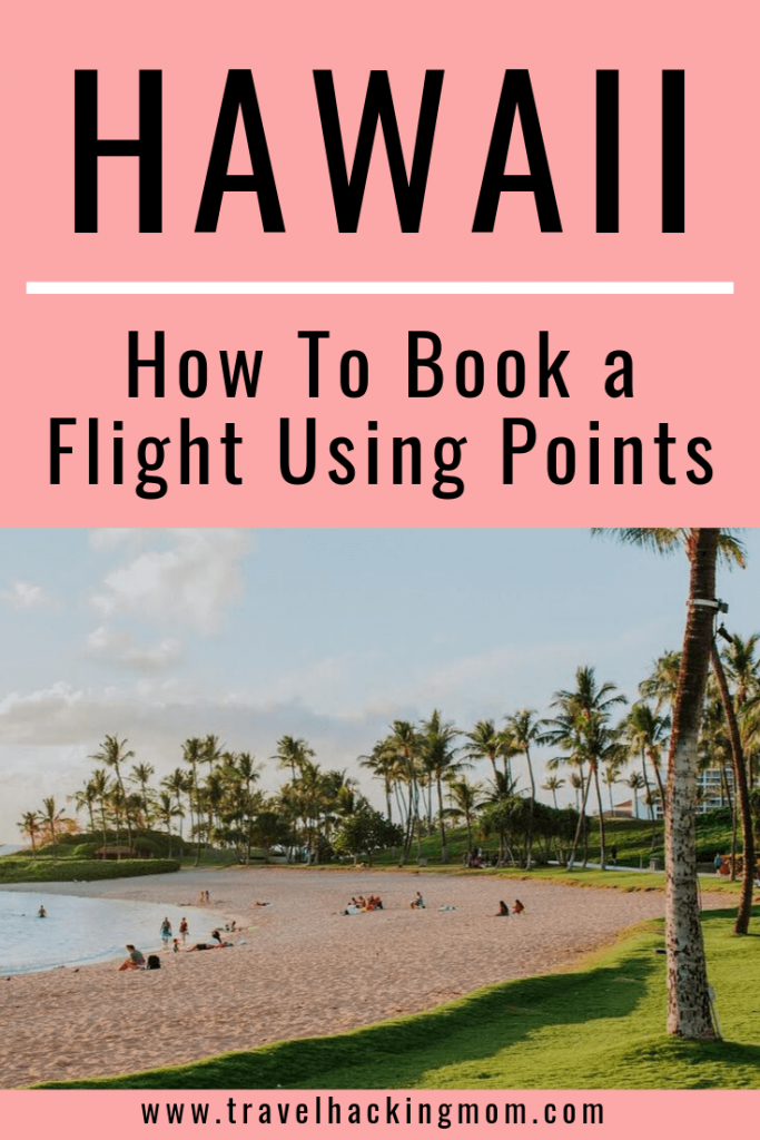 pinterest graphic on how to fly to Hawaii using points.
