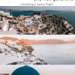 pinterest graphic for traveling to greece on a budget