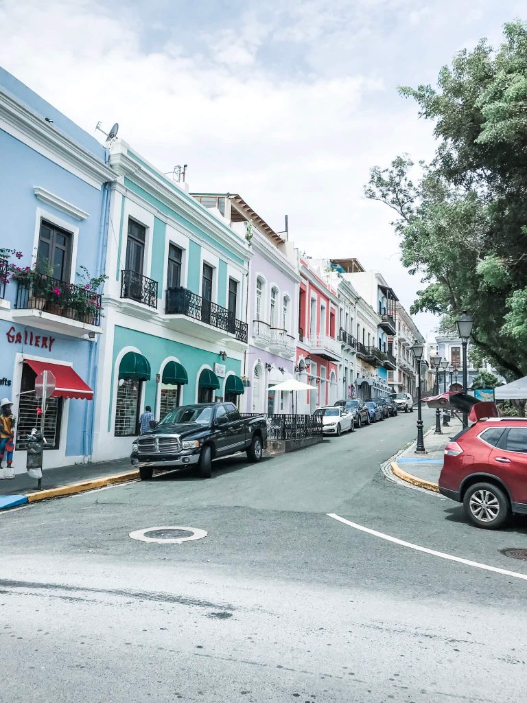 Colorful Houses in San Juan Puerto Rico