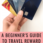 Pintrest Graphic- beginner's guide to travel reward credit cards