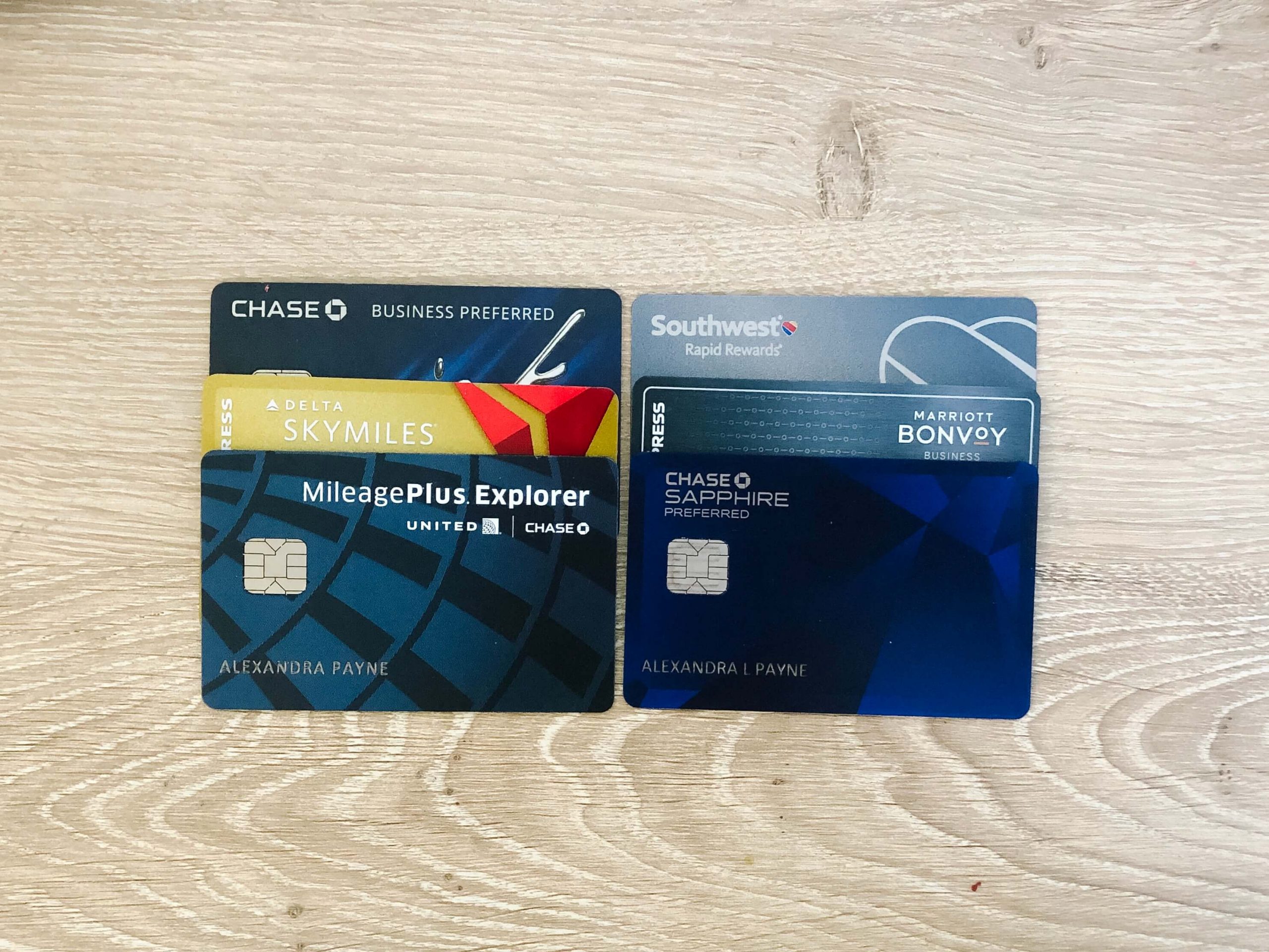 different travel reward credit cards