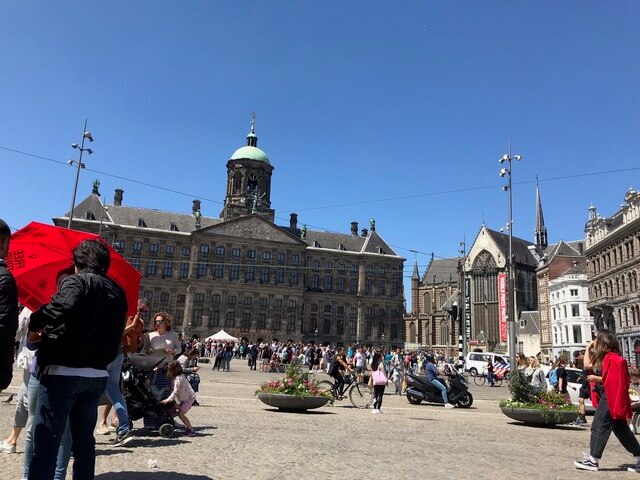 Dam Square in Amsterdam