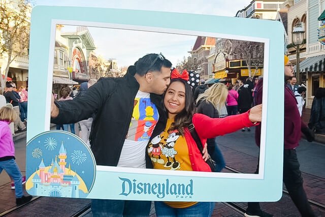 Man and Woman at Disneyland