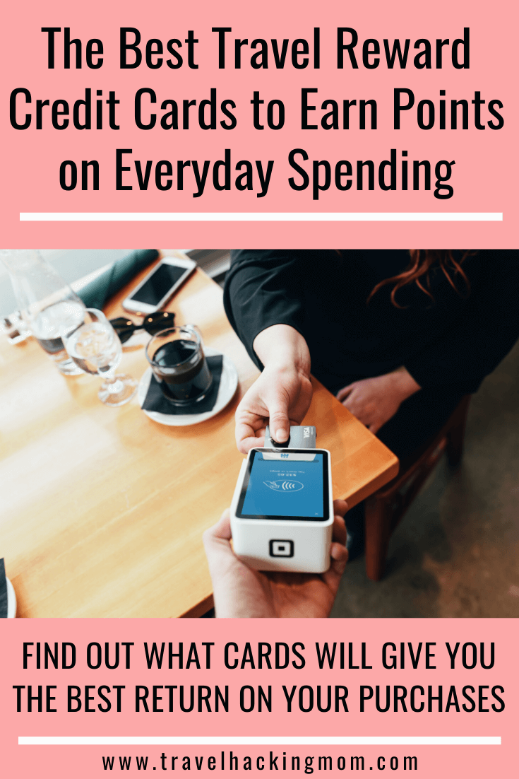 pinterest graphic on which credit cards are the best for everyday spending