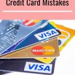 avoid 10 credit card mistakes Pinterest graphic