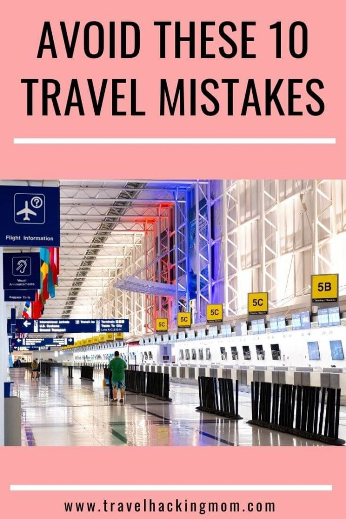 avoid 10 travel mistakes pin