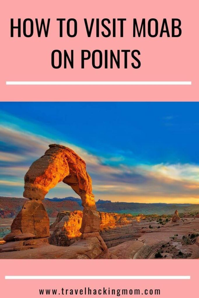 Moab on Points Pinterest pin