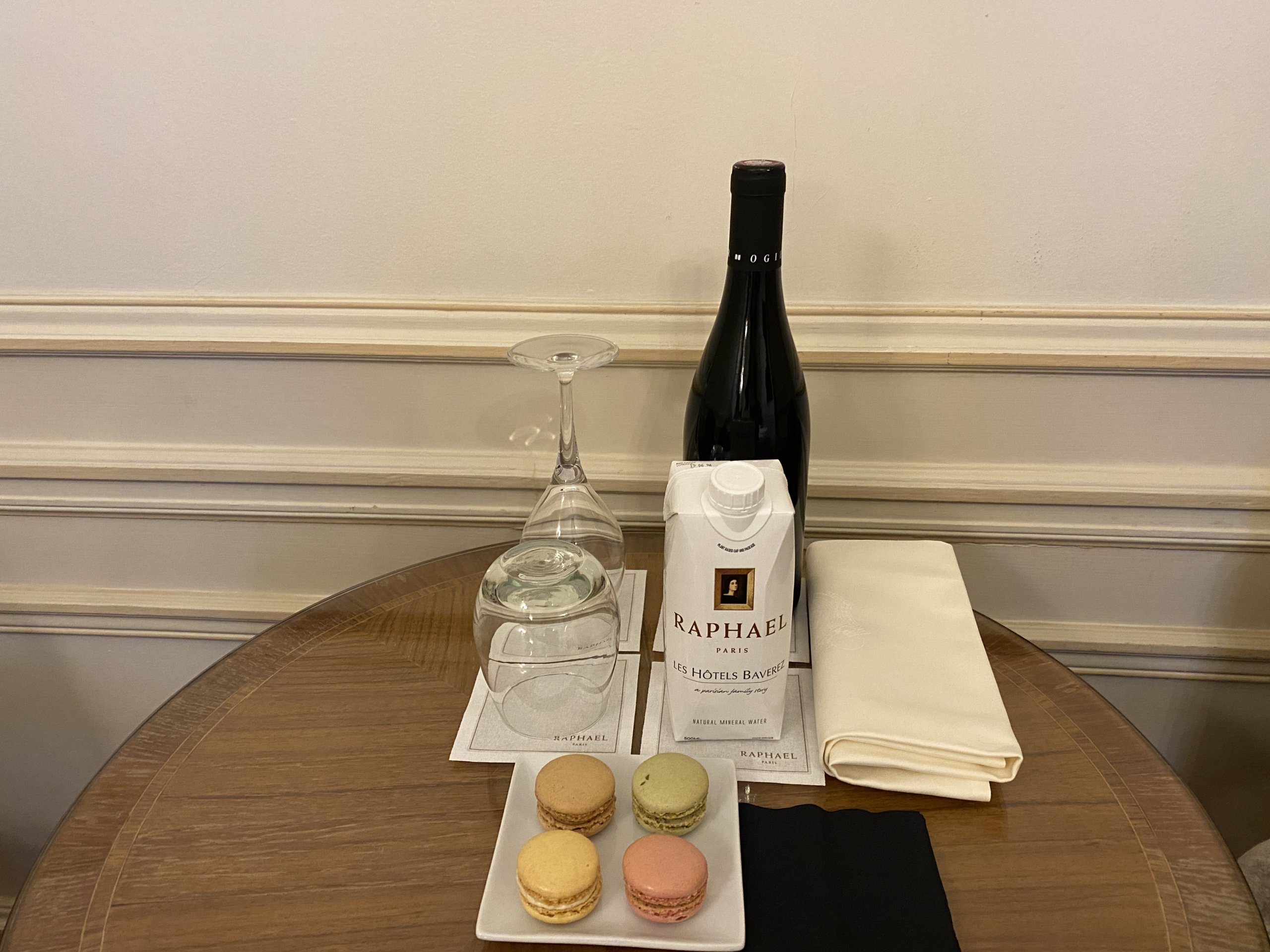 Wine and macaroons