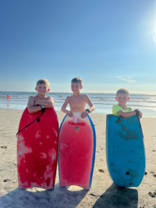 boogie boarding oceanside, CA