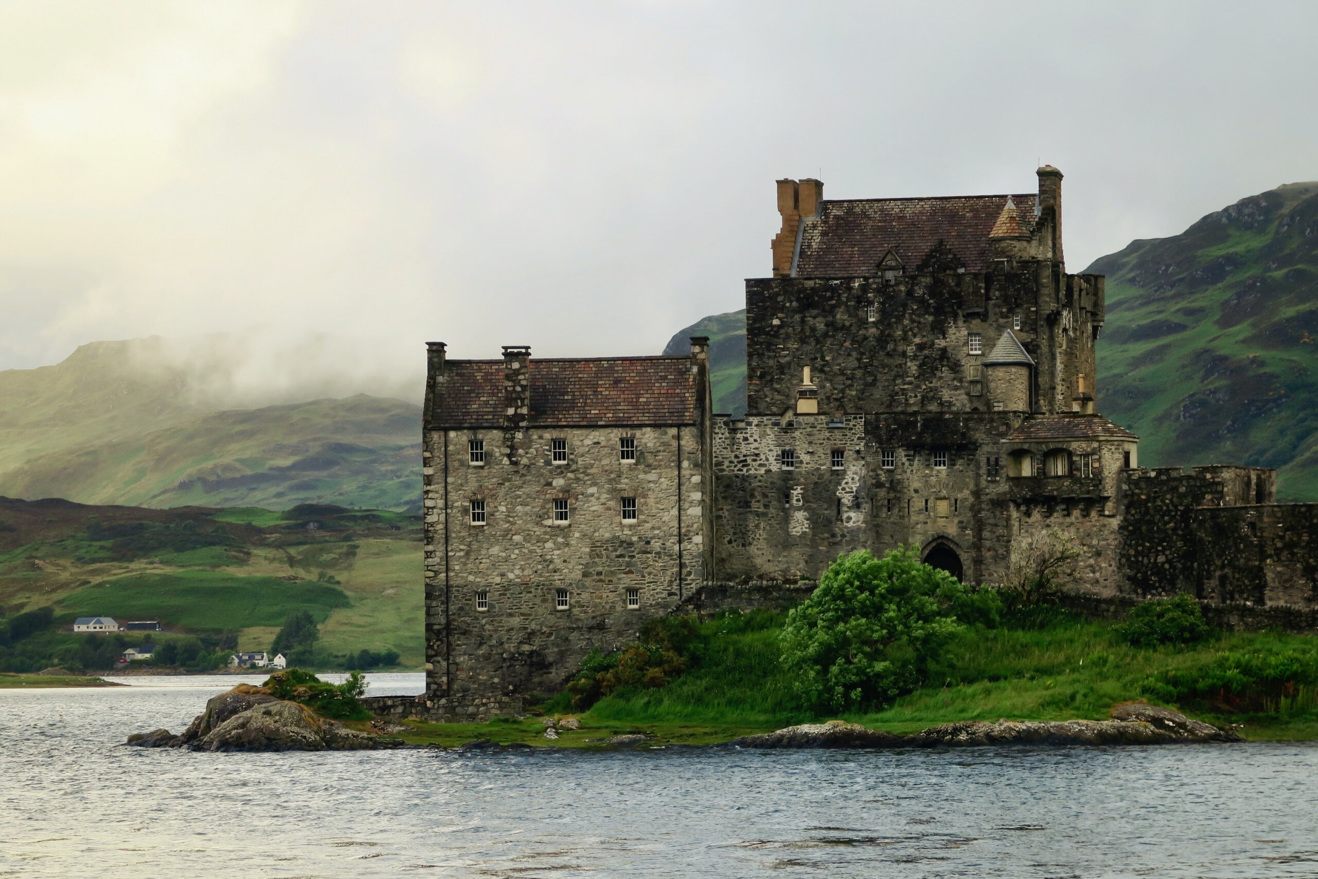 Castle near water